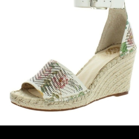Vince Camuto Espadrille Wedge Sandals Size 8.5 - Picture 2 of 8